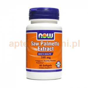 NOW FOODS Saw Palmetto 160mg, 60 kapsułek