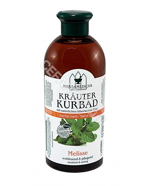 SCHMEES KOSM Schmees Kosmetik - Herbamedicus Krauter Kurbad płyn do kąpieli Melisa 500 ml