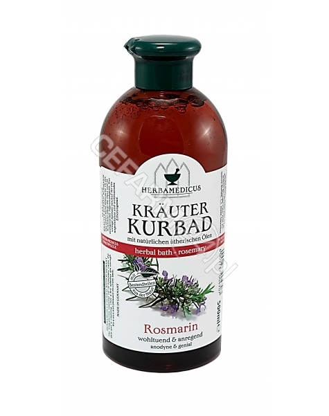 SCHMEES KOSM Schmees Kosmetik - Herbamedicus Krauter Kurbad płyn do kąpieli Rozmaryn 500 ml