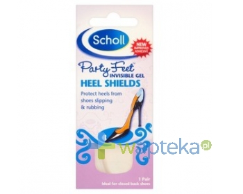 SCHOLL CONSUMER PRODUCTS LTD Scholl Party Feet Niewidoczna Żelowa Osłona Na Piętę 1 para