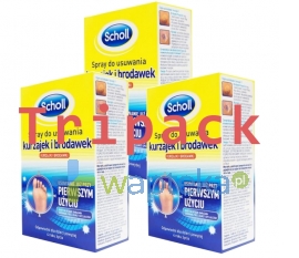 SCHOLL CONSUMER PRODUCTS LTD SCHOLL Spray do usuwania kurzajek i brodawek 240 ml (3x80ml)