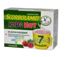 ZAKŁADY FARMACEUTYCZNE POLPHARMA S.A. Scorbolamid KIDS Hot 3g 8 saszetek