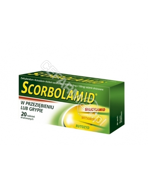 POLPHARMA Scorbolamid x 20 draż