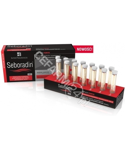 INTER-FRAGRA Seboradin men forte 5,5 ml x 14 ampułek