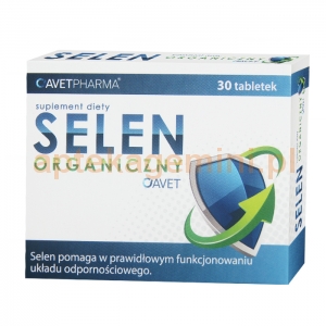 AVET PHARMA Selen organiczny, 30 tabletek