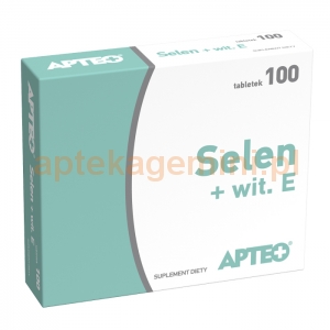 SYNOPTIS PHARMA Selen + witamina E, Apteo, 100 tabletek