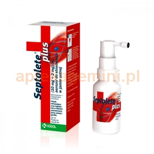 KRKA POLSKA SP. Z O.O. Septolete plus aerozol 30ml