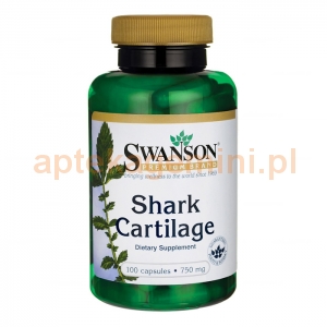 SWANSON Shark cartilage 750mg, SWANSON, 100 kapsułek