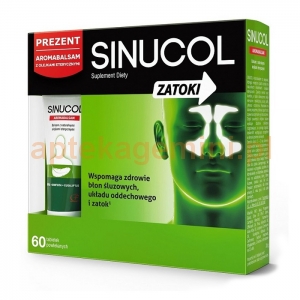 COLFARM Sinucol Zatoki, 60 tabletek + Sinucol Aromabalsam, 20g