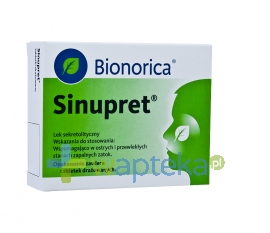 BIOMERICA Sinupret 100 drażetek