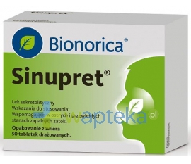 INPHARM Sinupret, 50 tabletek