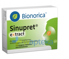 BIONORICA Sinupret extract, 20 tabletek