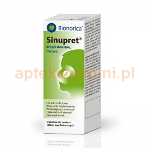 BIONORICA Sinupret, krople doustne, 100ml