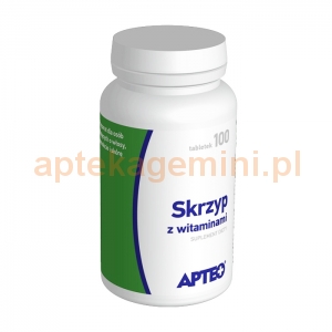 SYNOPTIS PHARMA SP. Z O.O. Skrzyp z witaminami APTEO 100 tabletek