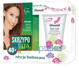 N.P.ZDROVIT SP Z O.O. Skrzypovita 40+ 42 tab. + Olivenol krem do rąk 50ml GRATIS