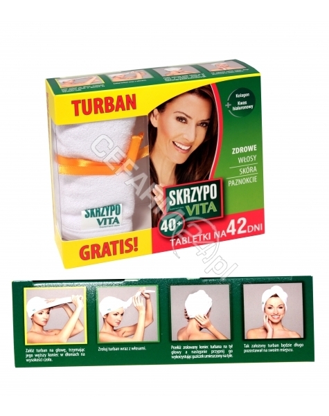 NP PHARMA Skrzypovita 40+ x 42 tabl powlekane w zestawie z turbanem !!!