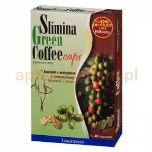 LANGSTEINER Slimina Green Coffee Caps, zielona kawa, 30 kapsulek
