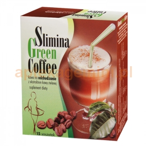 LANGSTEINER Slimina Green Coffee, zielona kawa, 15 saszetek