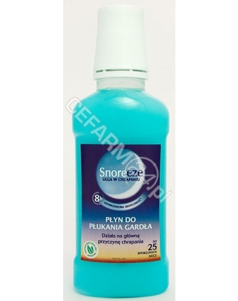 PASSION FOR Snoreeze płyn do płukania gardła przeciw chrapaniu 250 ml (data ważności <span class=