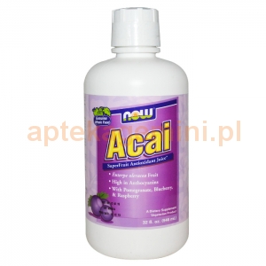 NOW FOODS Sok z Acai, 946ml