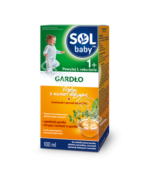 SEQUOIA Solbaby gardło syrop dla dzieci powyżej 1 roku 100 ml