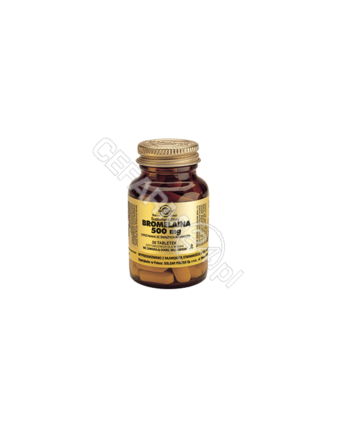 SOLGAR Solgar Bromelaina 500 mg x 30 tabl