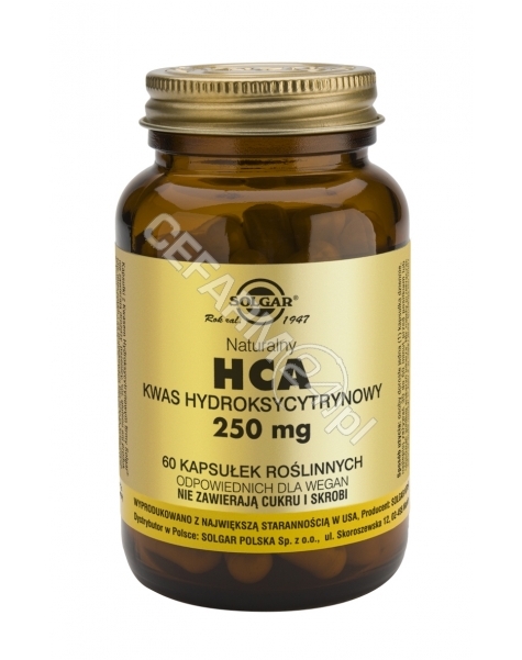 SOLGAR Solgar HCA 250 mg x 60 kaps