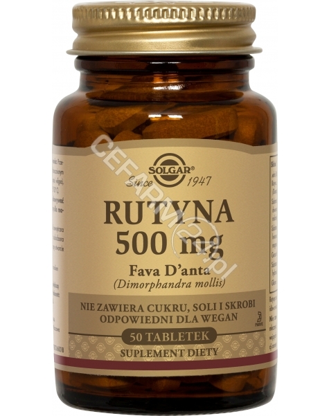 SOLGAR Solgar Rutyna 500 mg x 50 tabl