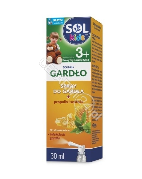 SEQUOIA Solkids gardło spray 30 ml