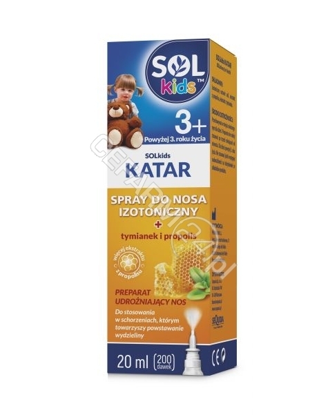 SEQUOIA SP. Z O.O. SOLkids KATAR Spray do nosa 20 ml