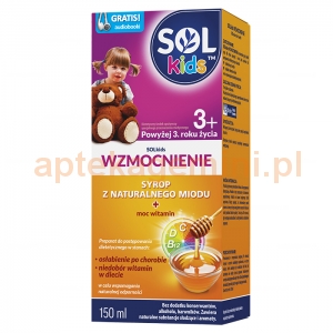 SEQUOIA SOLKids Wzmocnienie, syrop, powyżej 3 lat, 150ml