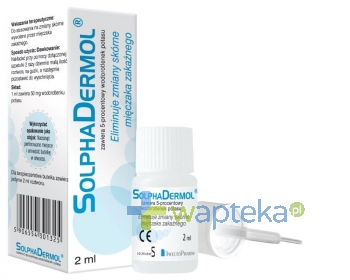 INFECTOPHARM Solphadermol 5% płyn 2 ml