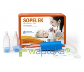 SALUS INTERNATIONAL SP. Z O.O. SOPELEK Aspirator do nosa aparat + 3 końcówki