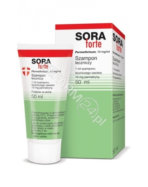 SCAN-ANIDA Sora forte szampon leczniczy przeciw wszawicy 50 ml