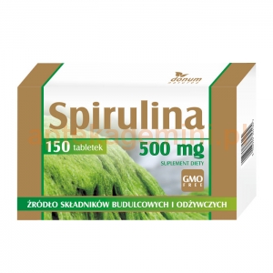 DONUM NATUREA Spirulina 500mg, 150 tabletek