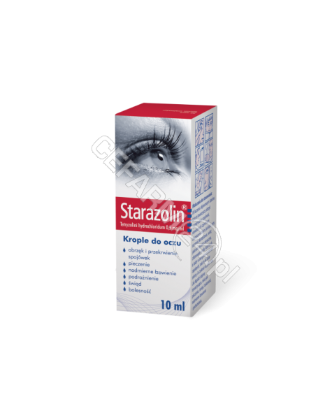POLPHARMA Starazolin 0,5 mg/ml krople do oczu 2 x 5 ml