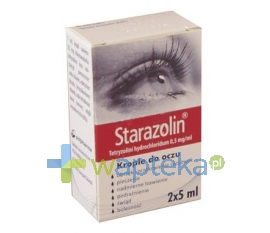 ZAKŁADY FARMACEUTYCZNE POLPHARMA S.A. Starazolin krople do oczu 0,5mg/ml 2x5ml