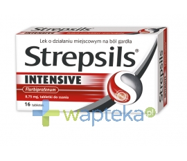 BOOTS HEALTHCARE SP.Z O.O. Strepsils Intensive 16 tabletek do ssania