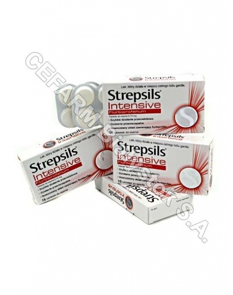 RECKITT BENC Strepsils intensive x 24 tabl do ssania