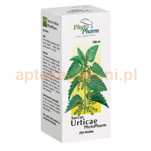 PHYTOPHARM KLĘKA Succus Urticae, płyn, 100ml