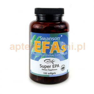 SWANSON Super EPA + DHA 1000mg, SWANSON, 100 kapsułek