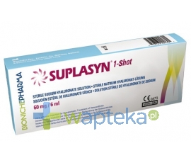 GRUNENTHAL POLSKA SP. Z O.O. Suplasyn 1-Shot 60 Mg/6Ml 1 Ampułko-Strzykawka