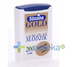 INSTANTINE Sussina Gold słodzik z dozownikiem 200 tabletek