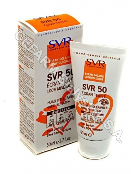 SVR Svr 50 krem mineralny barwiony dla skóry normalnej i mieszanej 50 ml