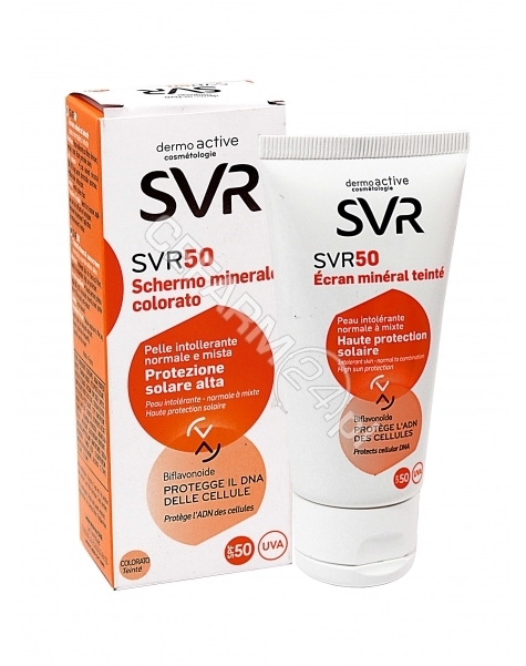 SVR Svr 50 krem mineralny barwiony dla skóry suchej 50 ml