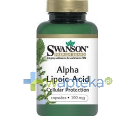 Swanson Health Products SWANSON ALA kwas alfa liponowy 100mg 120 kapsułek