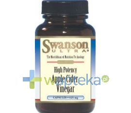 Swanson Health Products SWANSON Apple Cider Vinegar (Ocet jabłkowy) 625mg 180 kapsułek