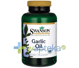 Swanson Health Products SWANSON Garlic Oil 500 kapsulek