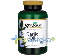 Swanson Health Products SWANSON Garlic Oil 500 kapsulek
