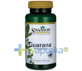 Swanson Health Products SWANSON Guarana 500mg 100 kapsułek